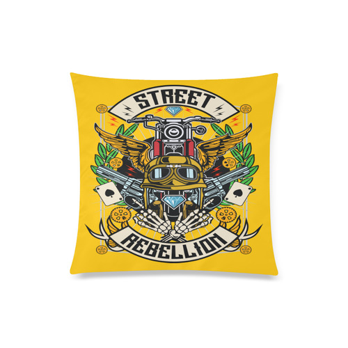 Street Rebellion Modern Yellow Custom Zippered Pillow Case 20"x20"(Twin Sides)