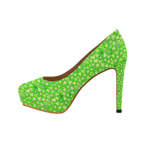 acid green heels