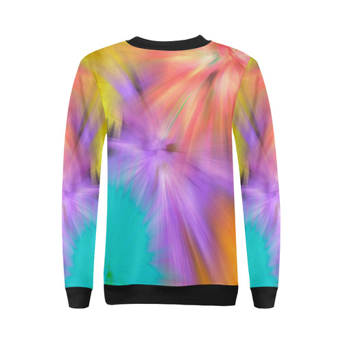 Fireworks All Over Print Crewneck Sweatshirt for Women (Model H18)