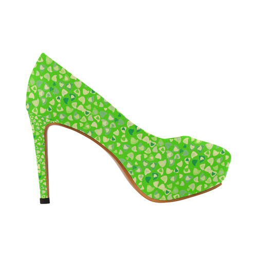 acid green heels