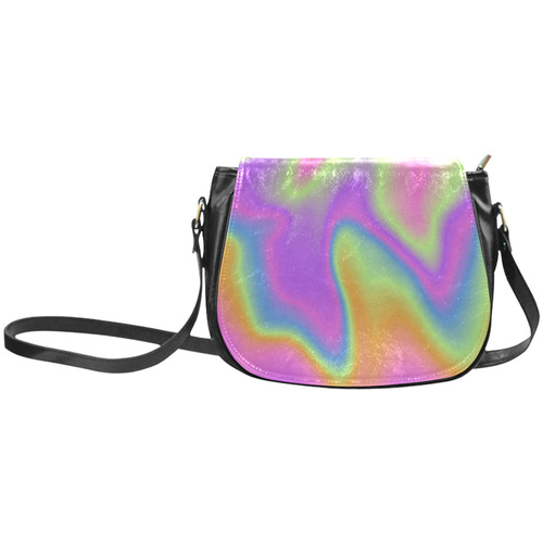 Holographic Design Classic Saddle Bag/Large (Model 1648)