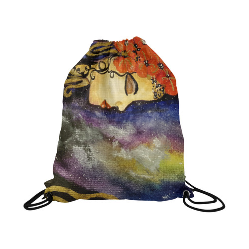 Look Beyond The Stars Large Drawstring Bag Model 1604 (Twin Sides)  16.5"(W) * 19.3"(H)