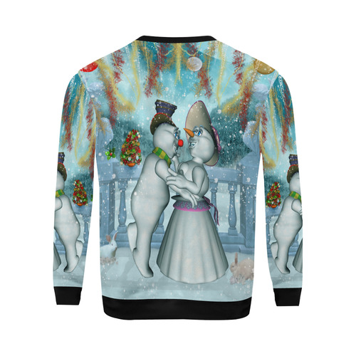 Dancing for christmas All Over Print Crewneck Sweatshirt for Men (Model H18)