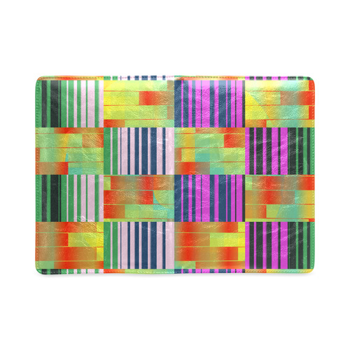 Vertical and horizontal stripes Custom NoteBook A5