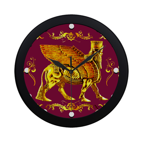 Lamassu Wall Clock Circular Plastic Wall clock