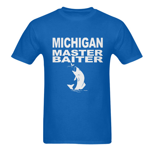 michigan master baiter Men's T-Shirt in USA Size (Two Sides Printing)