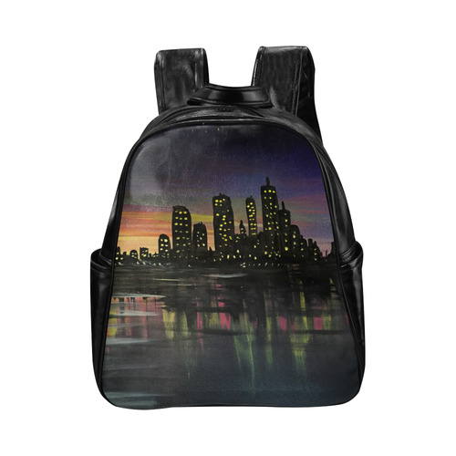 City Lights Multi-Pockets Backpack (Model 1636)