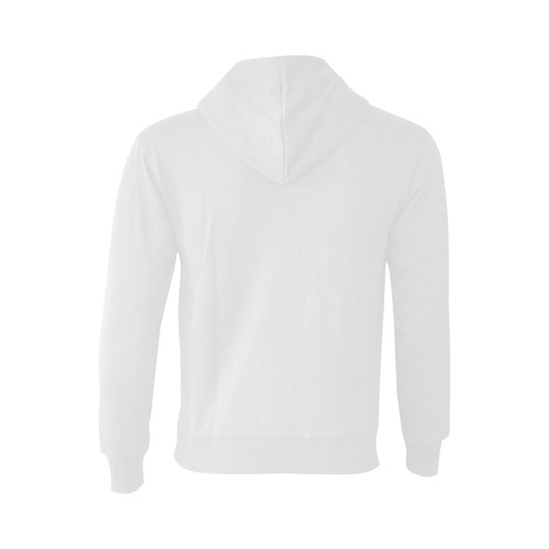 I WORK AND PLAY  IN WNY on White Oceanus Hoodie Sweatshirt (NEW) (Model H03)