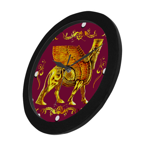 Lamassu Wall Clock Circular Plastic Wall clock