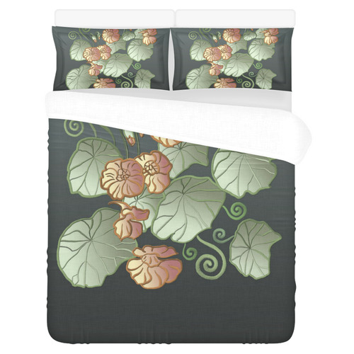 Art Nouveau Garden 3-Piece Bedding Set