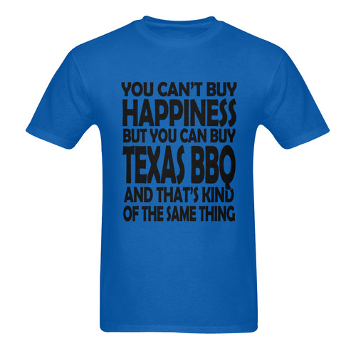 TEXAS BBQ Men's T-Shirt in USA Size (Two Sides Printing)