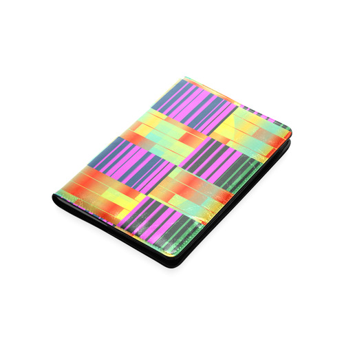 Vertical and horizontal stripes Custom NoteBook A5