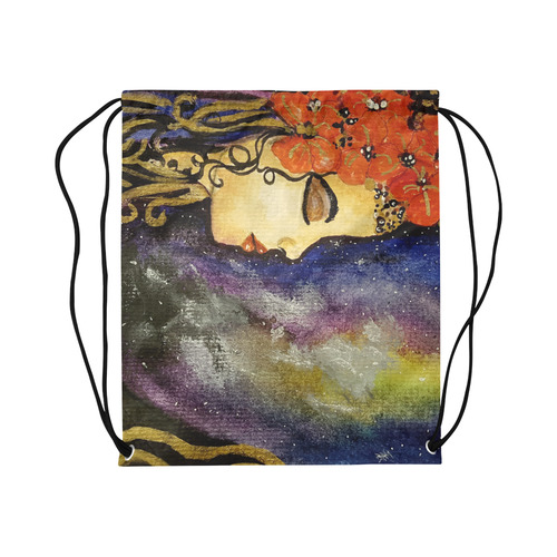 Look Beyond The Stars Large Drawstring Bag Model 1604 (Twin Sides)  16.5"(W) * 19.3"(H)