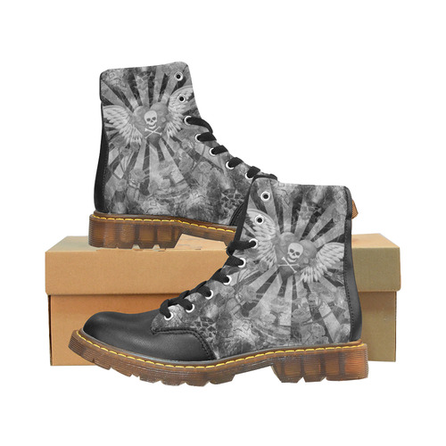snakeskin steel toe boots