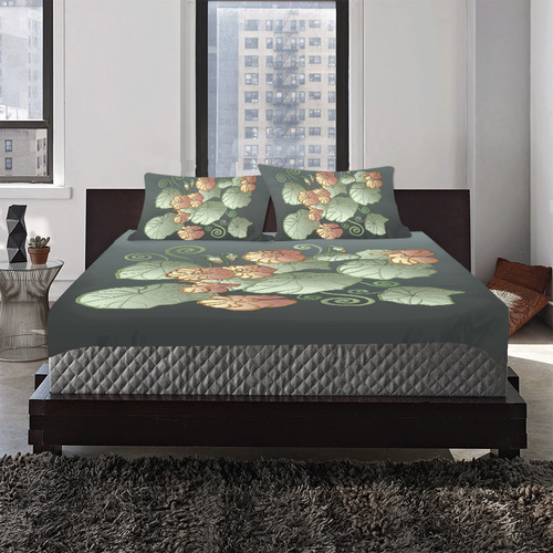 Art Nouveau Garden 3-Piece Bedding Set