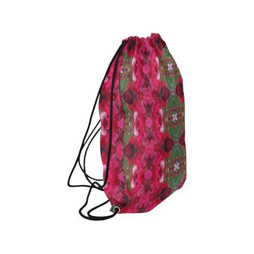Christmas Wrapping Paper Small Drawstring Bag Small Drawstring Bag Model 1604 (Twin Sides) 11"(W) * 17.7"(H)