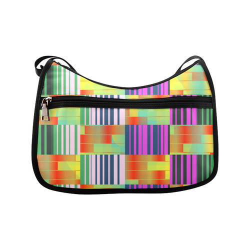 Vertical and horizontal stripes Crossbody Bags (Model 1616)