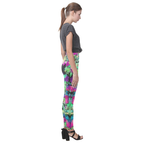 Blended texture Cassandra Women's Leggings (Model L01)