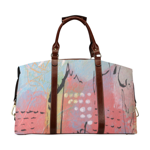 Pink City Classic Travel Bag (Model 1643) Remake