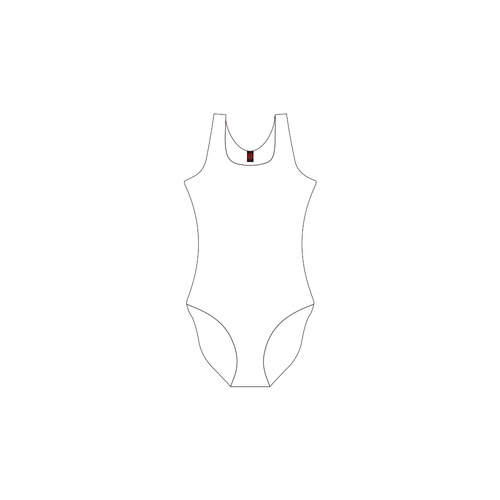 DF Rose Skull Logo Private Brand Tag on Women's One Piece Swimsuit (3cm X 5cm)