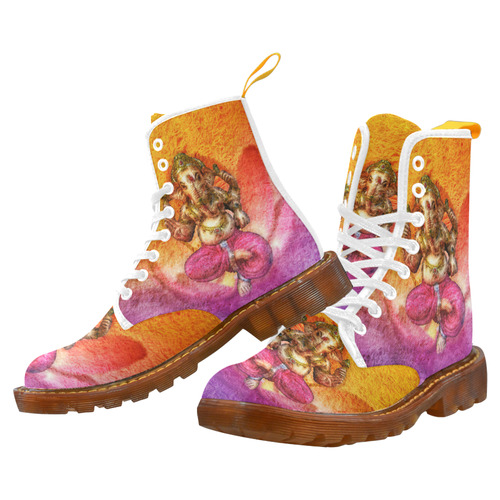 Ganesh, Son Of Shiva And Parvati Martin Boots For Men Model 1203H