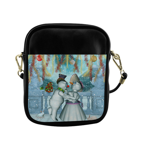 Dancing for christmas Sling Bag (Model 1627)