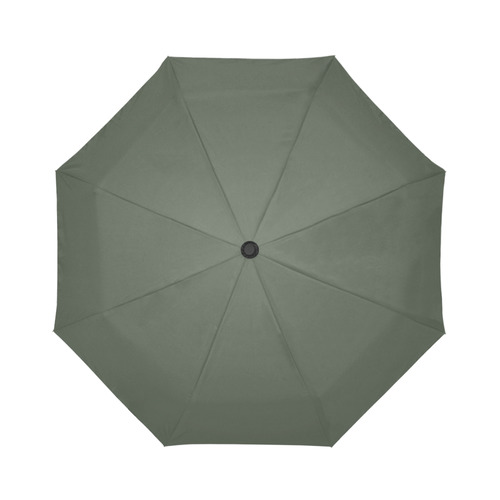 Camo Color Solid Green Auto-Foldable Umbrella (Model U04)