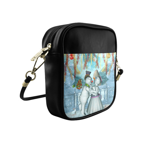 Dancing for christmas Sling Bag (Model 1627)