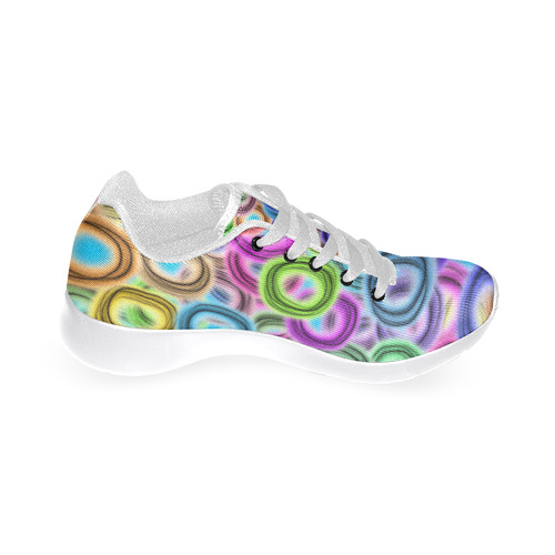 Colorful ovals Women’s Running Shoes (Model 020)