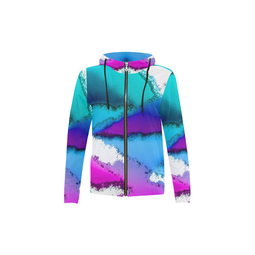 abstract fantasy 29B by FeelGood All Over Print Full Zip Hoodie for Kid (Model H14)