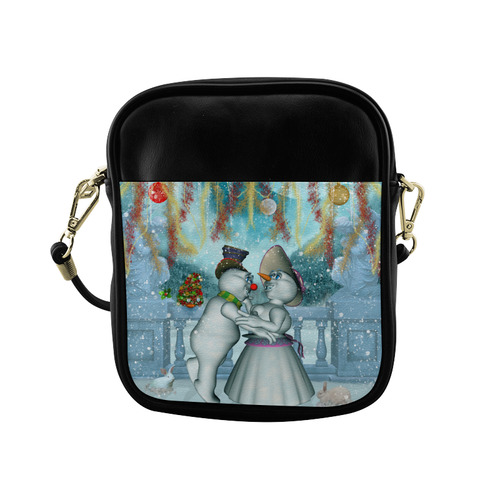 Dancing for christmas Sling Bag (Model 1627)