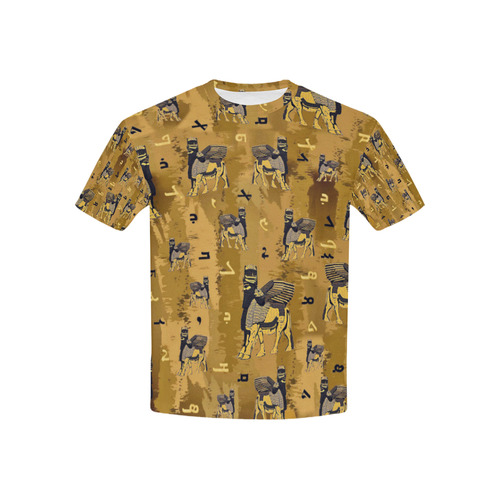Assyrian Lamassu Kid's Shirt Kids' All Over Print T-shirt (USA Size) (Model T40)