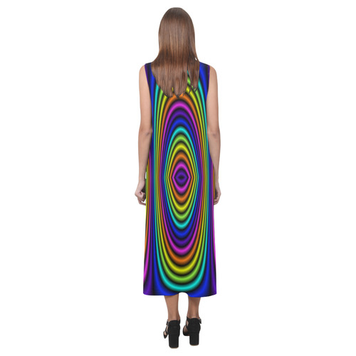 O rainbow Phaedra Sleeveless Open Fork Long Dress (Model D08)