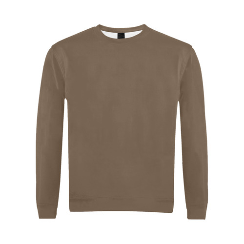 Camo Color Solid Field All Over Print Crewneck Sweatshirt for Men/Large (Model H18)