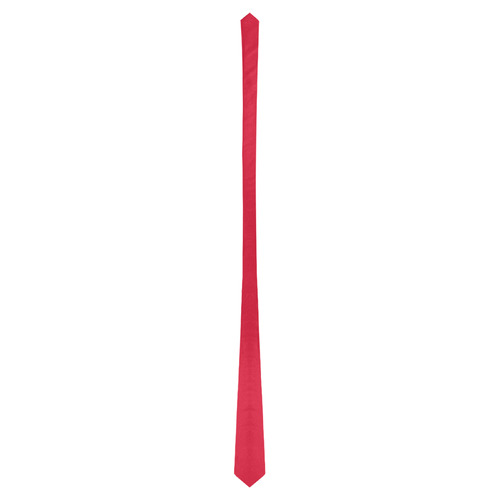 Designer Color Solid Crimson Red Classic Necktie (Two Sides)