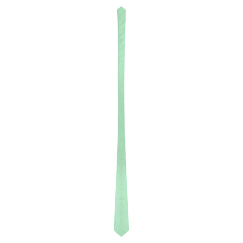 Designer Color Solid Magic Mint Green Classic Necktie (Two Sides)