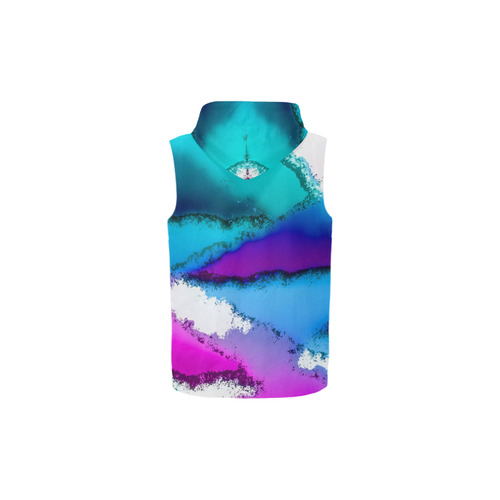 abstract fantasy 29B by FeelGood All Over Print Sleeveless Zip Up Hoodie for Kid (Model H16)