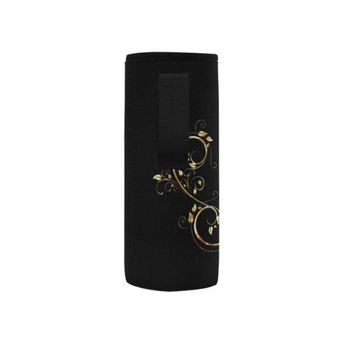 The golden skull Neoprene Water Bottle Pouch/Small