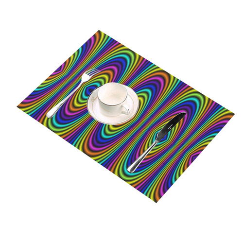 O rainbow Placemat 14’’ x 19’’ (Four Pieces)