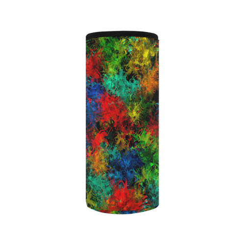 squiggly abstract A by JamColors Neoprene Water Bottle Pouch/Medium