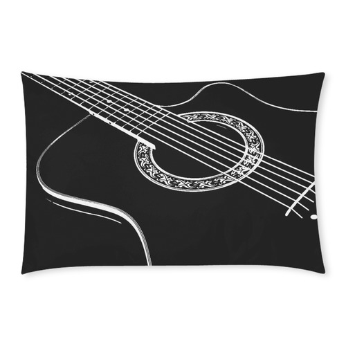 Black & White Acoustic Guitar 3-Piece Bedding Set