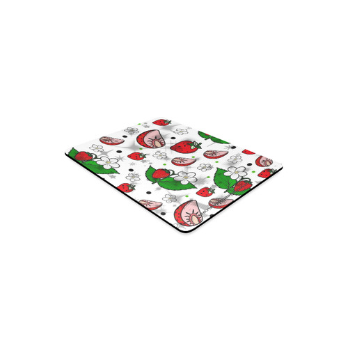 Strawberry Popart by Nico Bielow Rectangle Mousepad