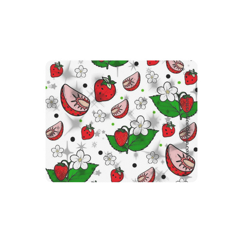 Strawberry Popart by Nico Bielow Rectangle Mousepad