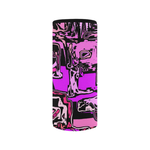modern abstract 47B by JamColors Neoprene Water Bottle Pouch/Medium
