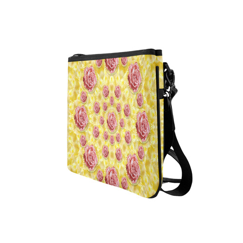 roses and fantasy roses Slim Clutch Bag (Model 1668)