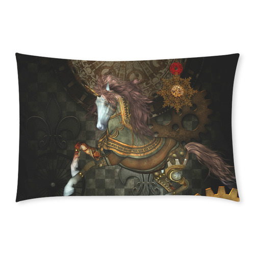 Steampunk, wonderful steampunk horse 3-Piece Bedding Set