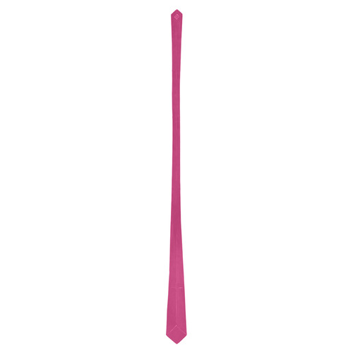 Designer Color Solid Pink Yarrow Classic Necktie (Two Sides)