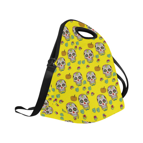 Muertos by Nico bielow Neoprene Lunch Bag/Large (Model 1669)