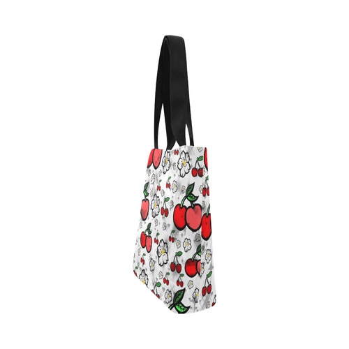 Cherry popart by Nico Bielow Canvas Tote Bag (Model 1657)