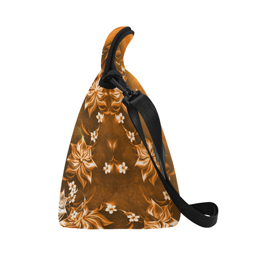 Funny giraffe with feathers Neoprene Lunch Bag/Large (Model 1669)